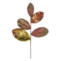 Vickerman 23" Mocha Magnolia Leaf Pick (4 Pack)