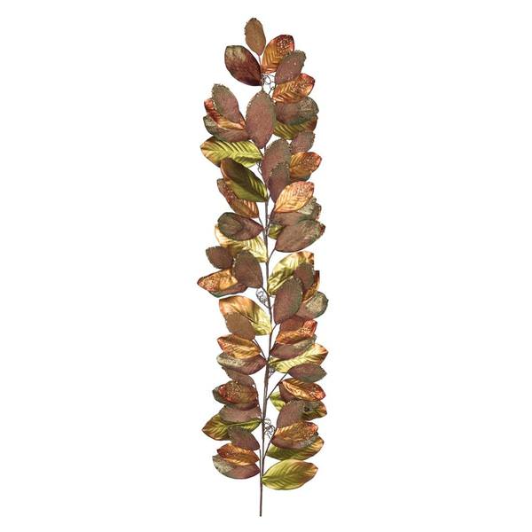 6' Artificial Mocha Magnolia Leaf Garland