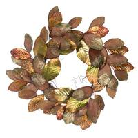 Vickerman 32" Artificial Mocha Magnolia Leaf Christmas Wreath