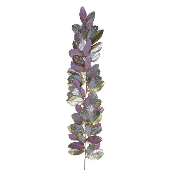 6' Artificial Plum Stone Magnolia Leaf Garland