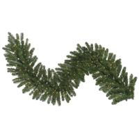 Vickerman 50' x 14" Artificial Oregon Fir Garland 600 Clear Lights