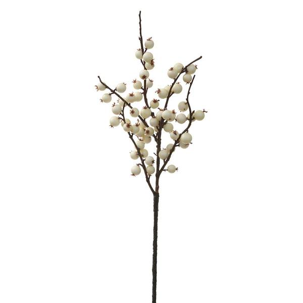 16" White Berry Pick (6 pack)