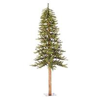 Vickerman 5' x 28" Artificial Natural Alpine Tree with 150 Warm White Lights