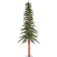 Vickerman 9' x 56" Artificial Natural Alpine Tree with 500 Warm White Lights