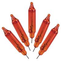 View 3.5 volt 125 mA Pinched Base Glass Amber Incandescent Mini Replacement Bulbs (500 Pack)