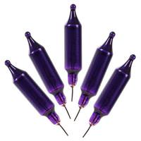 View 2.5 volt 200 mA Pinched Base Glass Purple Incandescent Mini Replacement Bulbs (500 Pack)