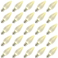 Vickerman 0.96 watt 130 volt C9 Intermediate Screw Warm White Faceted LED (25 pack)