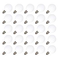 Vickerman 0.96 watt G40 LED Candelabra Screw (E12) Base Cool White Ceramic Dimmable (25 pack)