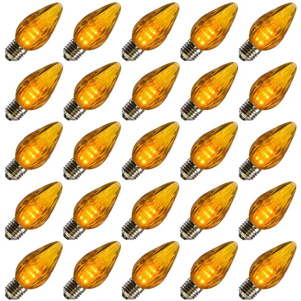 0.96 watt F15 Medium Screw Base Gold LED (25 pack)