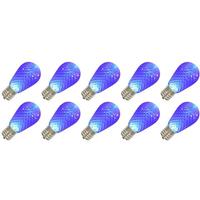View 120 volt S14 Medium Screw Base Blue LED (10 pack)