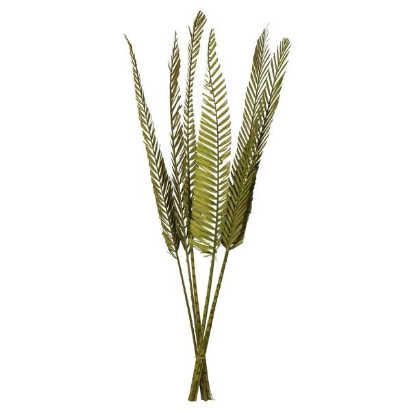 38"-48" Dried Basil Coco Palm Stem Bundle (6 stems in a bundle)