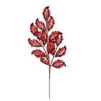Vickerman 22" Green Glitter Bay Leaf Spray Christmas Decoration (12 Pack)