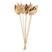 Vickerman 16" Bleached Preserved Sora Pod Stems (10 pack)