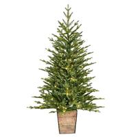 Vickerman 4' x 31" Gibson Pine 200 Warm White Lights Artificial Christmas Tree