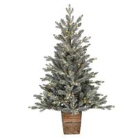 Vickerman 4' x 33" Artificial Gooding Pine 200 Warm White Lights Artificial Christmas Tree