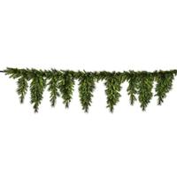 Vickerman 9' x 19" Artificial Bangor Mixed Icicle Garland