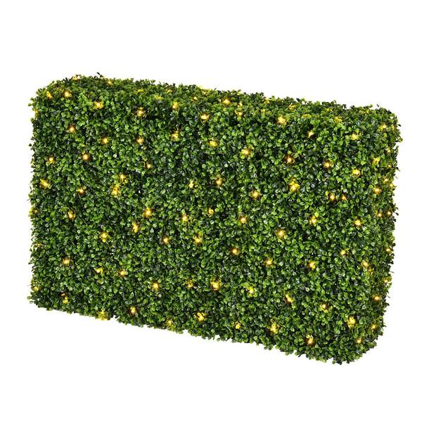 36" x 12" x 24" Artificial Green Artificial Boxwood Hedge