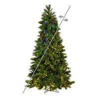 Vickerman 10' x 63" Brighton Pine 2300 3mm LED Color Changing Lights Artificial Christmas Tree