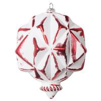 Vickerman 4" Red Brushed Ball Christmas Ornament (4 Pack)