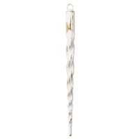 Vickerman 7.5" Gold Brushed Icicle Christmas Ornament (8 Pack)