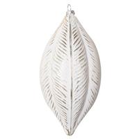 Vickerman 6" Champagne Brushed Feather Drop Style Christmas Ornament (3 Pack)
