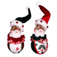 Vickerman 4.5" Holly Jolly Squirrel Christmas Ornament (2 Pack)