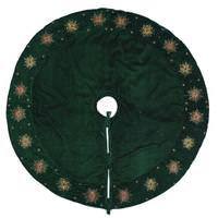 Vickerman 52" Emerald Starburst Christmas Tree Skirt