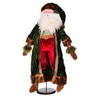 Vickerman 36" Emerald Twilight Santa with Stand