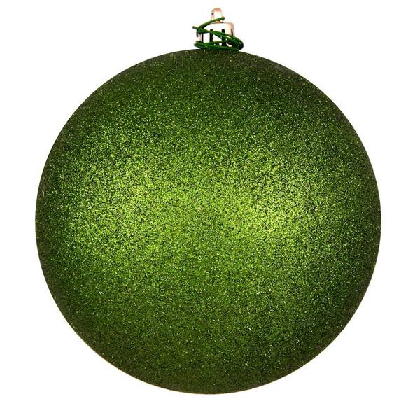 2.8" Juniper Glitter Ball Christmas Ornament (12 Pack)