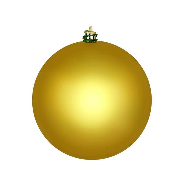 4" Medallion Shiny Ball Christmas Ornament (6 Pack)