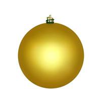 Vickerman 4" Medallion Shiny Ball Christmas Ornament (6 Pack)