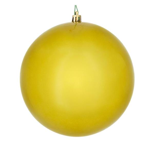 6" Medallion Candy Ball Christmas Ornament (4 Pack)