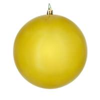 Vickerman 6" Medallion Candy Ball Christmas Ornament (4 Pack)