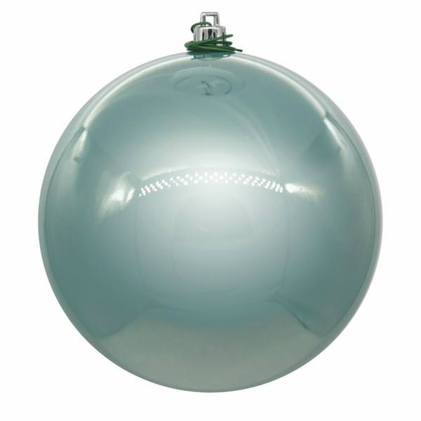 2.8" Gray Mint Shiny Chrome Ball Christmas Ornament (12 Pack)