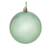 Vickerman 3" Gray Mint Candy Ball Christmas Ornament (12 Pack)