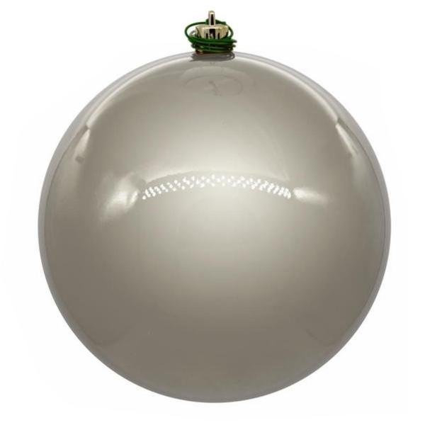 2.8" Oat Shiny Ball Christmas Ornament (12 Pack)