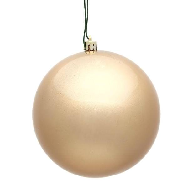 4" Oat Candy Ball Christmas Ornament (6 Pack)