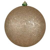 Vickerman 6" Oat Sequin Ball Christmas Ornament (4 Pack)