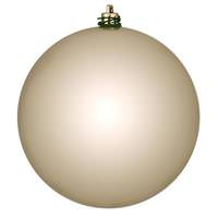 Vickerman 12" Oat Shiny Ball Christmas Ornament