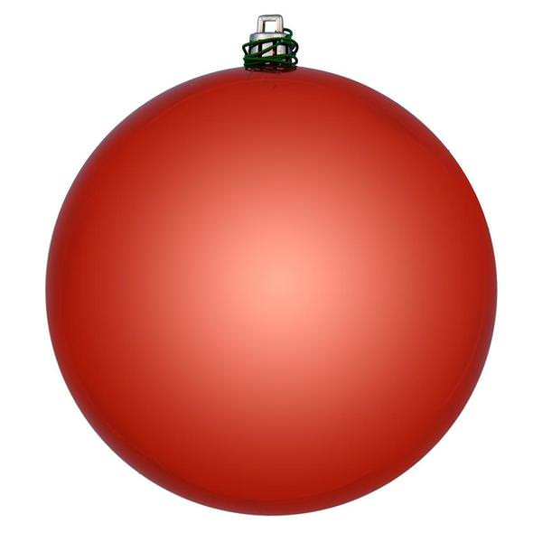 6" Bittersweet Shiny Ball Christmas Ornament (4 Pack)