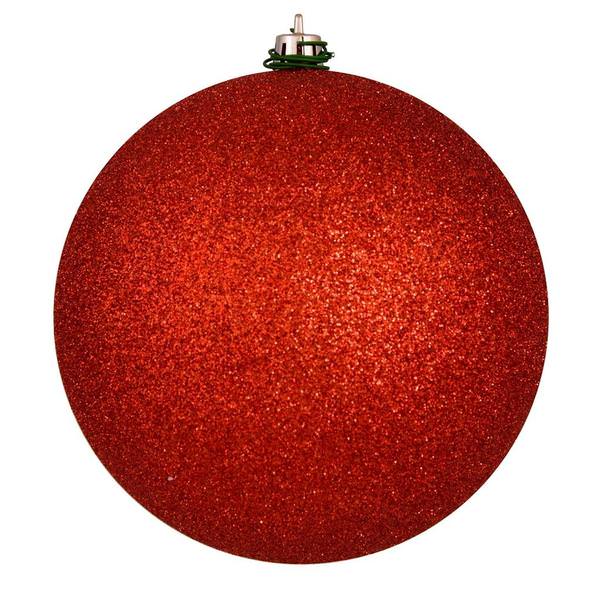 8" Bittersweet Glitter Ball Christmas Ornament