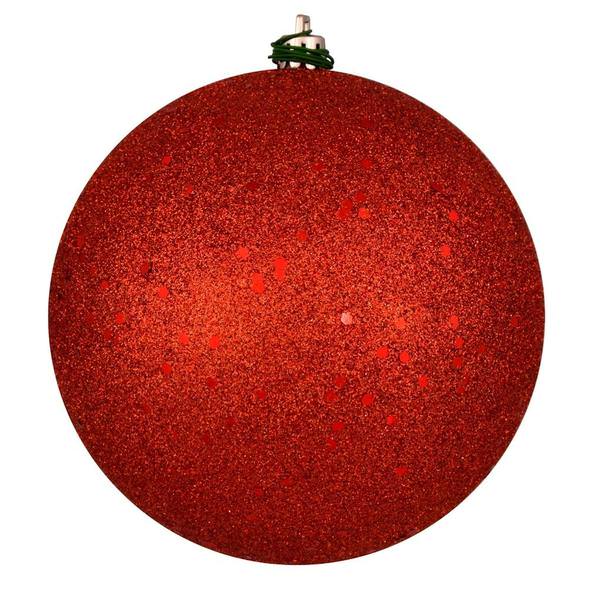 6" Bittersweet Sequin Ball Christmas Ornament (4 Pack)
