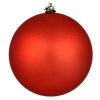 Vickerman 6" Bittersweet Matte Ball Christmas Ornament (4 Pack)