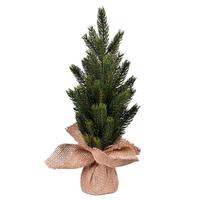 View 15" Artificial Balsam Fir Sapling Artificial Christmas Tree (2 Pack)