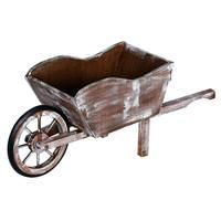 Vickerman 22" Wooden Wheel Barrow