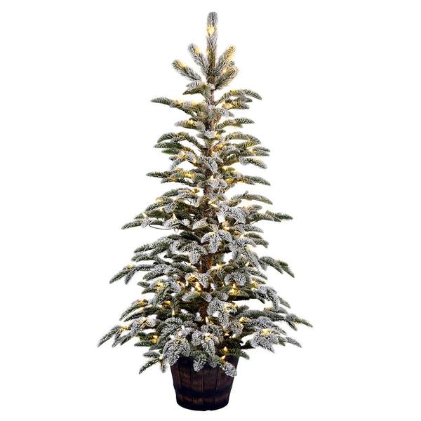5' x 34" Artificial Clearwater Pine 250 Warm White Christmas Tree