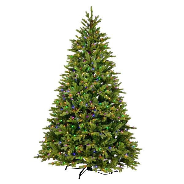 10' x 66" Artificial Porthill Pine 1300 Multi-Colored Light
