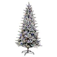 Vickerman 9' x 60" Artificial Porthill Pine 1000 Multi-Colored Lights Christmas Tree