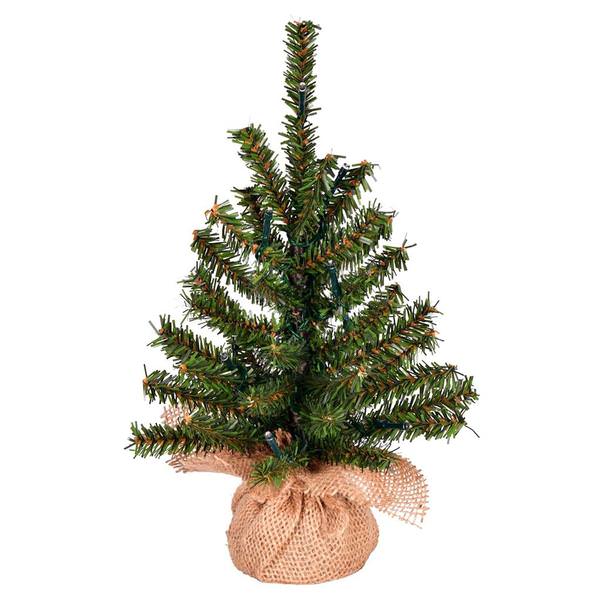 14" x 10" Artificial Wolf Creek Pine Unlit Artificial Christmas Tree