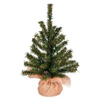 Vickerman 14" x 10" Artificial Wolf Creek Pine Unlit Artificial Christmas Tree